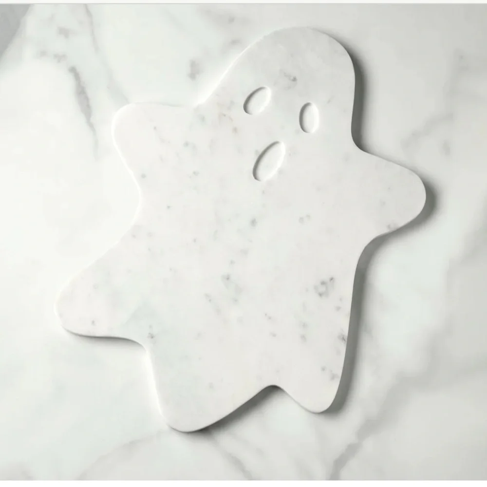 Ghost-Shaped Marble Cutting Board TV $75